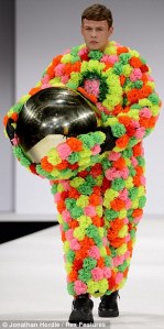 From http://www.dailymail.co.uk/femail/article-2335229/Bizarre-looks-runway-Graduate-Fashion-Week.html