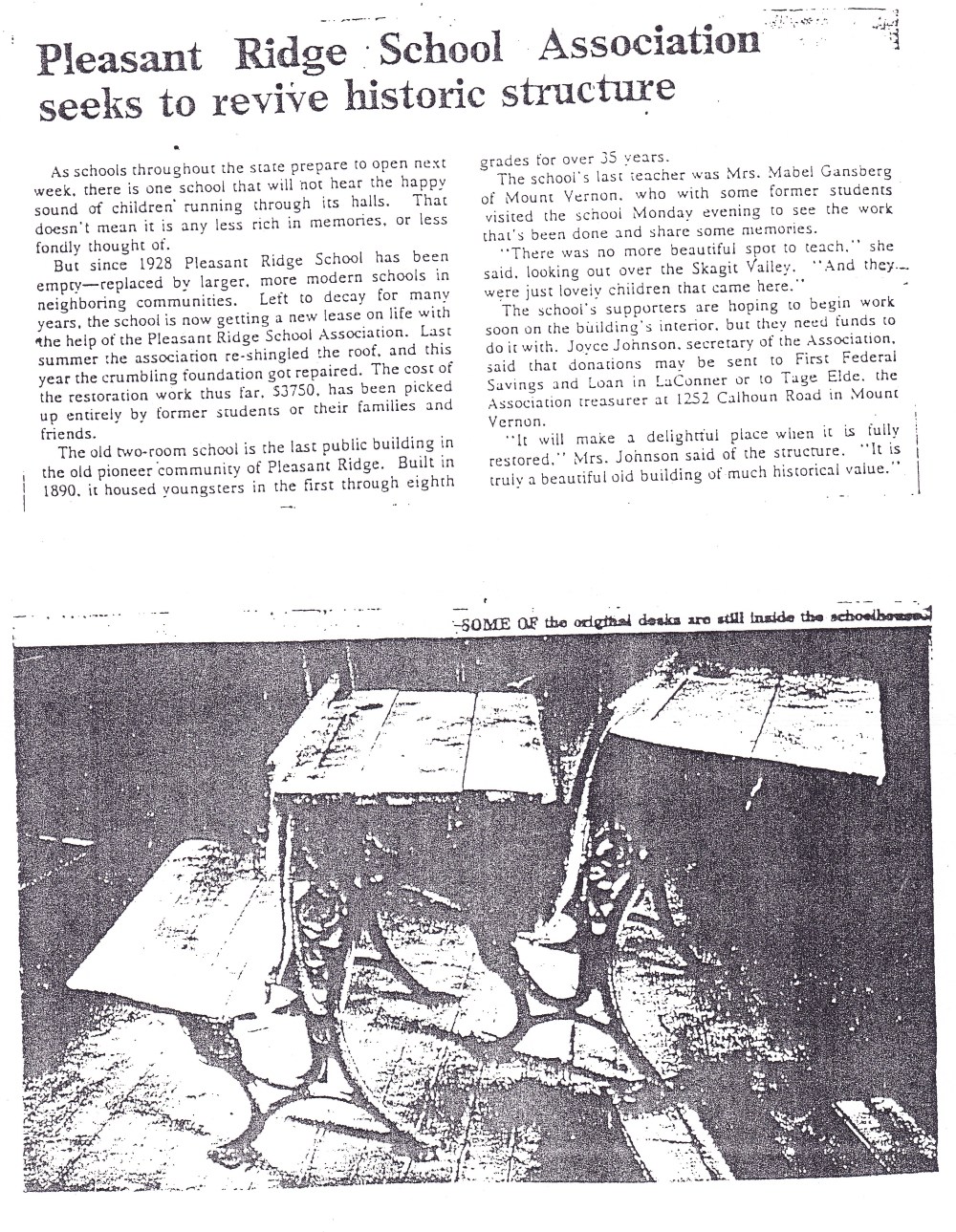 Pleasant Ridge SCHM 5