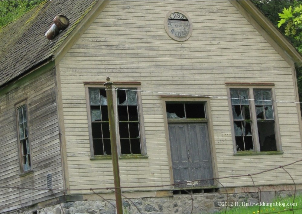 Another zoomed in look at the Pleasant Ridge School, Skagit County, Washington