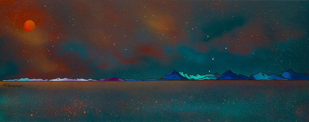 The Cuillin from Elgol, Loch Scavaig, The Isle of Skye, Scotland by Scottish Landscape Artist Andy Peutherer